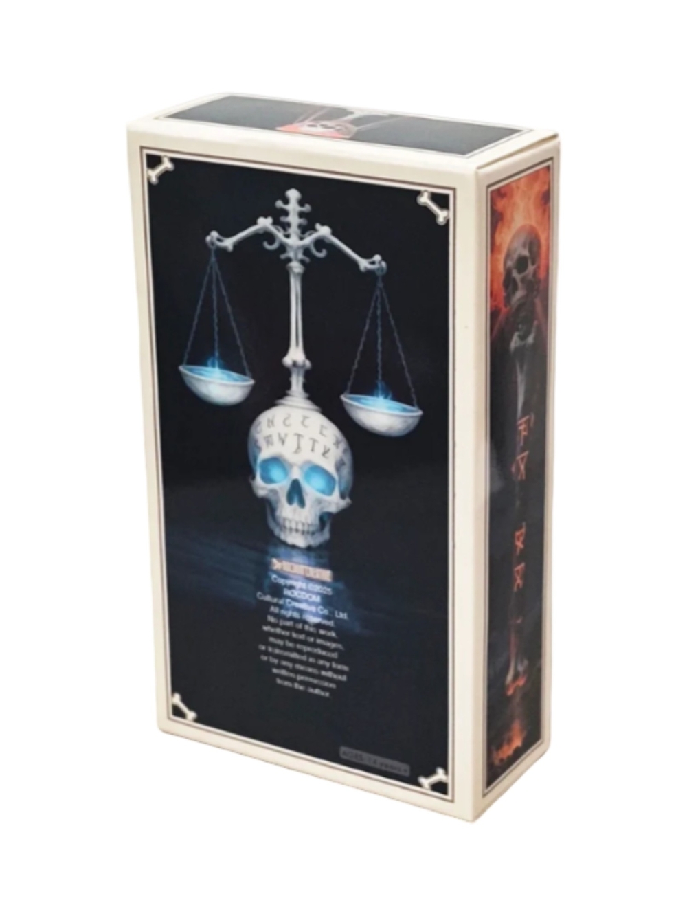 Skeleton Tarot Gothic Card Deck  Guidance Refection Readings Meditation